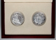 III RP, Poczet Królów - Wacław II, zestaw dwóch srebrnych medali