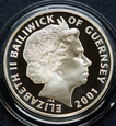 5 funtów Guernsey 2001 r. 75 urodziny Królowej