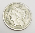 USA 3 cents 1865