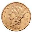 USA, 20 Dolarów 1896 r.