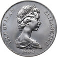 Wyspa Man, Elżbieta II, 1 korona 1980
