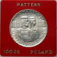 2. Polska, PRL, 100 złotych 1966, Mieszko i Dąbrówka, PRÓBA