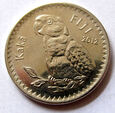 F56012 FIDŻI FIJI 20 centów 2012 Papuga UNC
