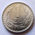F56096 PRL 1 złoty 1977 UNC