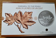 Kanada, 20 Dolarów 2012 Pożegnanie centa Ag 999