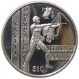 10 dolarów - Ateny 2004 - antyczny łucznik - Sierra Leone - 2003 rok