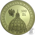 Polska 100 złotych 2005, Jan Paweł II, Złoto