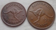 AUSTRALIA - MONETY 1938 / 1943 - ZESTAW - Jerzy VI