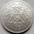 Niemcy - 5 marek - 1907 A - PRUSY - Wilhelm II