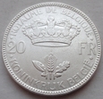Belgia - 20 franków - 1935 - Leopold III - srebro