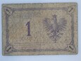 Polska - 1 złoty - 1919 - seria 89.F
