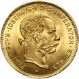Austria, Franciszek Józef I, 4 floreny / 10 franków 1892, nowe bicie
