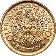 Polska, II RP, 10 złotych 1925, Bolesław Chrobry #MR