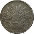 MEKSYK: 8 reales 1893 r. Do-ND