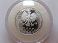 10000 zł Jan Paweł II gruby krzyż 1989
