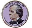 1 dolar (2011) Prezydenci USA  Andrew Johnson KOLOR dwustronny D