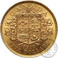 Kanada, 5 dolarów, 1913 rok, złoto