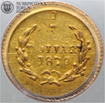 USA, California, 50 centów, 1870 rok, AU50, złoto