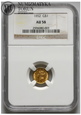 USA, 1 dolar 1852, złoto, NGC AU58, #WR