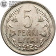 Litwa, 5 litów 1925, st. 2-