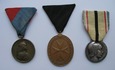 Medale - Kpl. (3 szt.) - Węgry, Austria, Francja