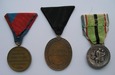 Medale - Kpl. (3 szt.) - Węgry, Austria, Francja