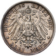 C414. Niemcy, 3 marki 1911, Wuerttemberg, st 1-
