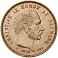 D76. Dania, 10 koron 1900, Christian IX, st 2