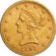 USA 10 DOLARÓW 1893 LIBERTY