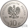 POLSKA - 10 ZŁ - 2005 - PONIATOWSKI - PÓŁPOSTAĆ - Stan: L