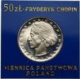 POLSKA - PRL - 50 ZŁ - 1972 - CHOPIN - STAN: L/L-