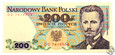 Polska, 200 złotych, 1986 DD
