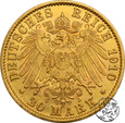Niemcy, Prusy, 20 marek, 1910 A