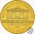 Austria, 100 euro, Filharmonicy Wiedeńscy, uncja złota,