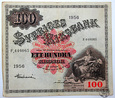 Szwecja, 100 koron, 1956 F