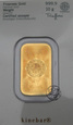 Heraeus, sztabka złota 10 g Au 999