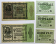 Niemcy, LOT banknotów - 11 szt