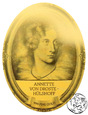 Czad, 5000 franków, Annette von Droste 1/200 oz Au 999