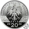 III RP, 20 złotych, 2013, Żubr