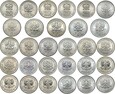 Polska PRL KOMPLET zestaw 29 monet 1974-1992 - monety OKOLICZNOŚCIOWE