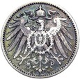 Niemcy - Cesarstwo - 1 Marka 1892 E - Srebro