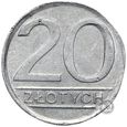 Polska - NIENOTOWANA PRÓBA - 20 Złotych 1984 - ALUMINIUM !