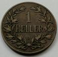 Niemiecka Afryka Wschodnia 1 Heller 1911 J Wilhelm II