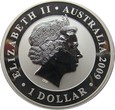 AUSTRALIA - 1 DOLLAR 2009 - KOALA - uncja srebra