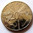 F55972 AUSTRALIA 20 centów 2001 100-lecie Federacji UNC 