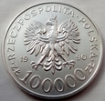 POLSKA - III RP - 100000 złotych Solidarność 1990 - A - uncja ag999
