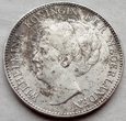 Holandia - 1 gulden - 1924 - Wilhelmina - srebro