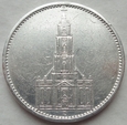 Niemcy - Trzecia Rzesza : 5 marek 1935 D - Kościół - srebro