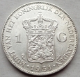Holandia - 1 gulden - 1931 - Wilhelmina - srebro