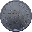 Niemcy 3 Marki 1924 A